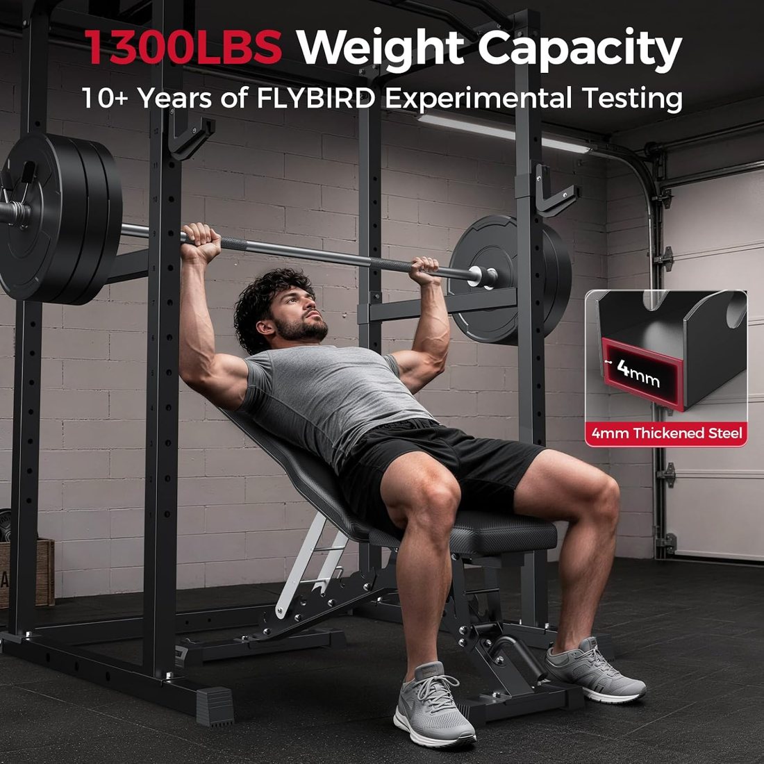 1300 lb Commercial Adjustable Weight Bench view 3