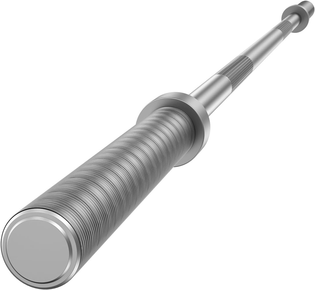 7 ft Chrome Olympic Barbell, 2 Inch view 2