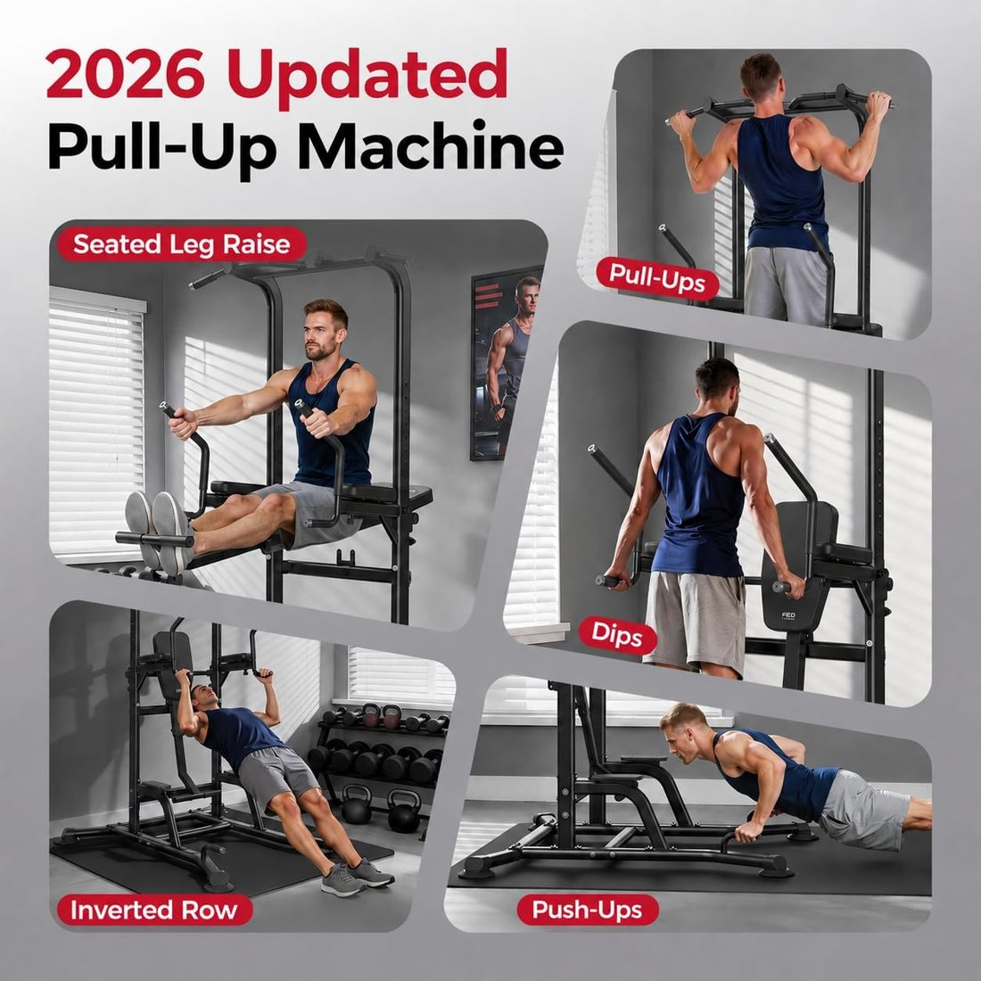 Heavy Duty Power Tower, 800 lbs, with Seated Leg Raise view 3