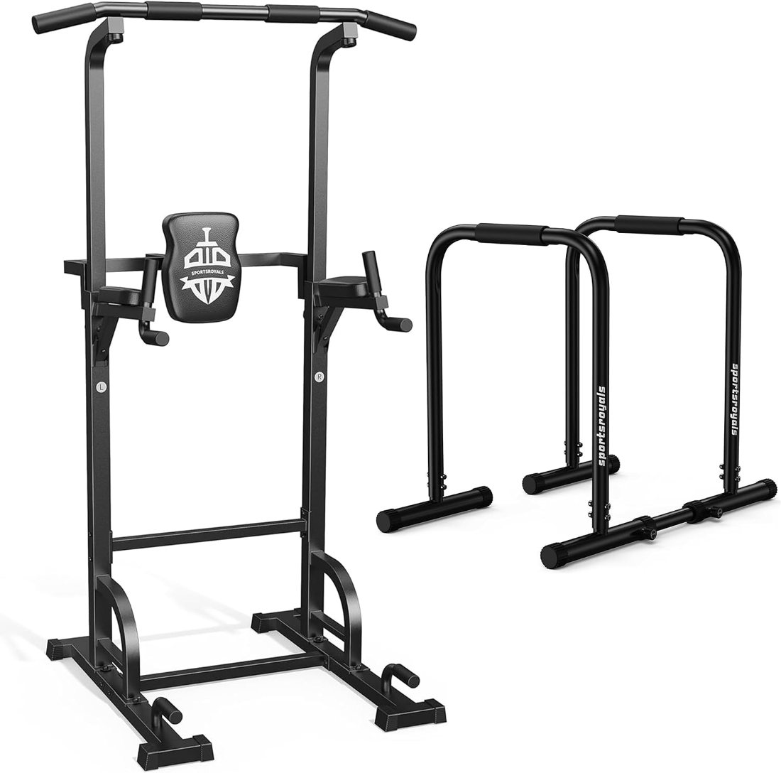 Power Tower and Adjustable Dip Bar Station Bundle view 2