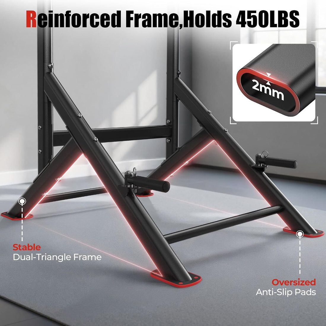 PT2 Multi-Grip A-Frame Power Tower view 3