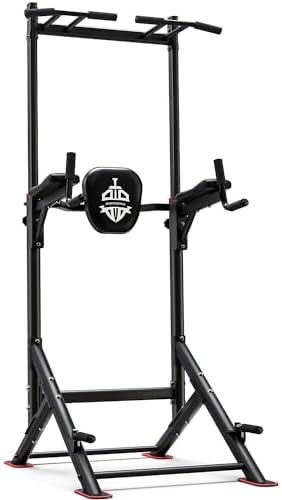 Sportsroyals PT2 multi-grip A-frame power tower with dual triangular base