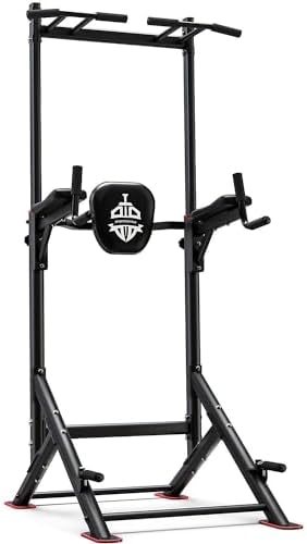 Sportsroyals PT2 multi-grip A-frame power tower with dual triangular base