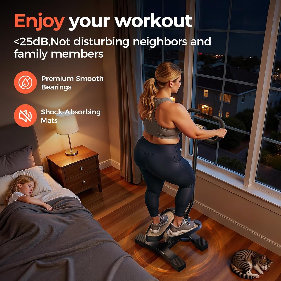 Twist Stair Stepper with U-Shaped Handlebar view 6